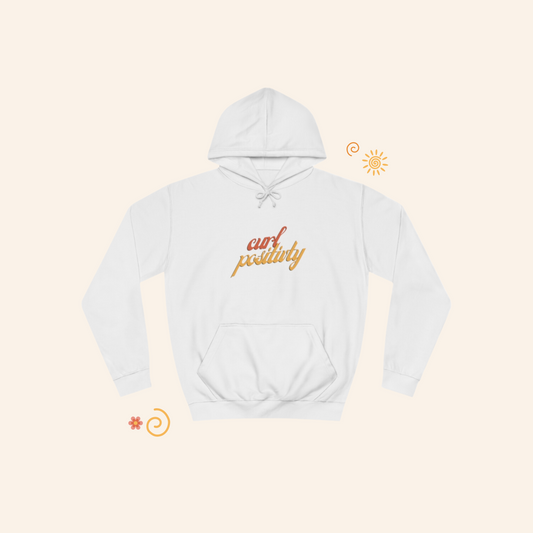 Curl Positivity, pink & yellow Hoodie - Curl Unity Collection
