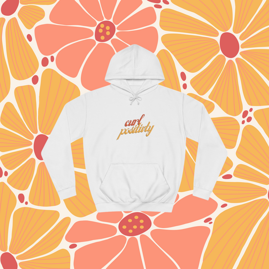 Curl Positivity, pink & yellow Hoodie - Curl Unity Collection