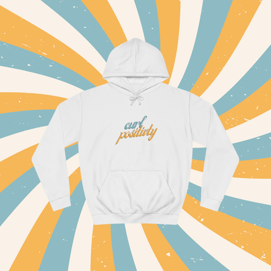 Curl Positivity , blue & yellow Hoodie - Curl Unity Collection