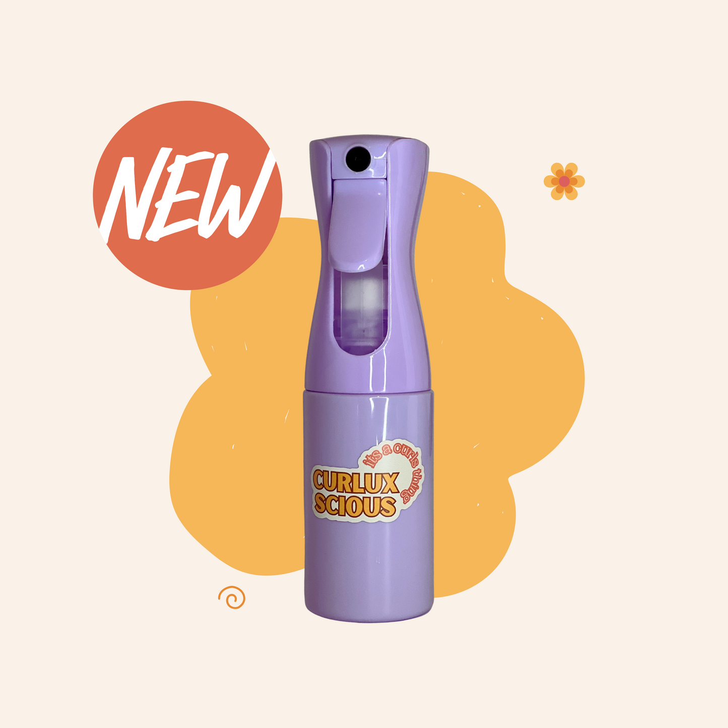 NEW: Continuous Mist Spray Bottle - Blue & Purple (200ml)