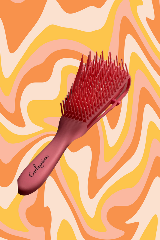 Styling & Detangling brush for Curly hair - Pink